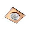 Spot Cristal de Embutir Espelhado Rose Quadrado Dicroica Lup64 - 1