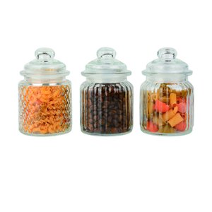 Conjunto 3 Potes Vidro Hermético 300ml Class Home