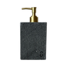 Dispenser Lavabo Mármore Travertino Nero Vintage 13x9cm - 1