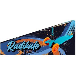 Patinete Infantil 4 Rodas Regulavel com Luzes Unitoys AZ/LA - 2