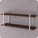 Ver imagem 3 de Prateleira Estilo Industrial Banheiro Parede GND BM 80cm