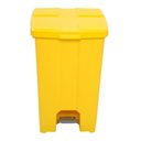 Ver imagem 4 de Lixeira Plástica 30 Litros com Pedal para Condomínio Casa Cor:branco;