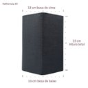 Ver imagem 2 de Cúpula de Abajur 23x13x13cm Tecido Algodão Soquete Importado Ref 49