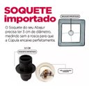Ver imagem 3 de Cúpula Clássica de Abajur Luminária 23x13x13cm Tecido Algodão Soquete Importado Ref 49