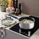 Ver imagem 2 de Panela Tramontina Romagna Aço Inox Cerâmico Black Stone 18 Cm 2,25 L