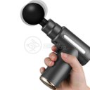 Ver imagem 2 de Mini Massageador Elétrico Relaxamento Muscular Facial Físico Fitness 6 Níveis - Fascial Gun Preto