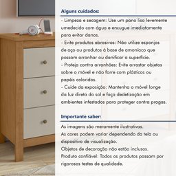 Cômoda 6 Gavetas em Mdp/mdf Maggiore New - 10