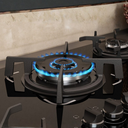 Ver imagem 3 de Fogão Cooktop 5 Bocas Tripla Chama Itatiaia Trempe Ferro Fundido Itacook New