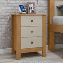 Ver imagem 2 de Mesa de Cabeceira 3 Gavetas Maggiore New