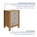 Ver imagem 6 de Mesa de Cabeceira 3 Gavetas Maggiore New