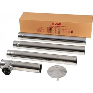 Kit Chamine Inox 120mm Zatti - Unico
