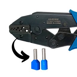 Alicate de Crimpar Terminais Ilhós Tubular 0,5 até 16mm² - 3
