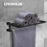 Toalheiro Rack 60 Cm Inox Preto Fosco - Kromus Rt0308b - 4