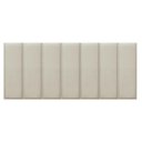 Ver imagem 2 de Kit 7 Cabeceiras Painel Modular Cama Box Casal Veludo Bege Madelina Decor