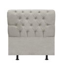 Ver imagem 3 de Cabeceira Estofada Paris 100cm Solteiro para Cama Box Quarto Linho Bege - Gat Magazine