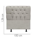 Ver imagem 2 de Cabeceira Estofada Paris 100cm Solteiro para Cama Box Quarto Linho Bege - Gat Magazine