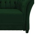 Ver imagem 6 de Sofá Recamier Divã Chesterfield 200cm Sofia Suede Verde Capitonê- Mabe Magazine