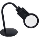 Ver imagem 5 de Lupa Bancada Luminaria Aumento 10 Leds Bifocal 3x 4,5x Aumento Mesa Bancada Estetica Eletronica Arti