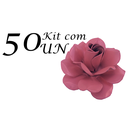Ver imagem 1 de Kit Rosinhas Artesanais 50 Unidades Preço De Fábrica Várias Cores Libertas Rosas Rosa Mini