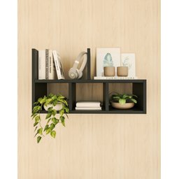 Nicho Aparador Organizador Minimalista Preto - 2
