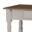 Ver imagem 2 de Aparador para Sala em Madeira Maciça 1 Gaveta e Prateleira 634p Linz Móveis - Off White/imbuia