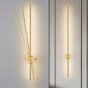 Ver imagem 4 de Luminária Arandela 60cm Parede 360° Led 3x1 Barra Luz Indireta Gimpo Kjbd-171-gold-60