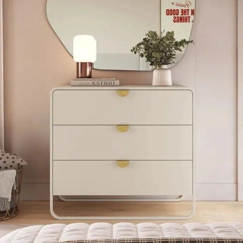 Comoda 3 Gav Luna 90 cm Offwhite - 28068