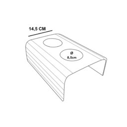 Bandeja Esteira para Braço de Sofá com Porta Copos - 5