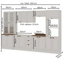Ver imagem 5 de Cozinha Completa 6pçs Americana Branco/ebano C/ Rodape