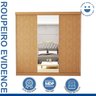 Guarda  Roupa Casal Premium Evidence 205,9cm com Espelho 3 Portas 4 Gavetas Minastex        - 3