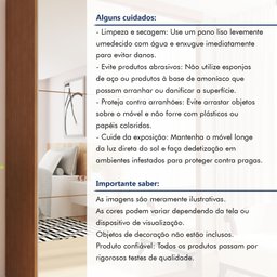 Guarda Roupa Solteiro Premium Salvador Top 138cm com Espelho 2 Portas 2 Gavetas Minastex      - 12