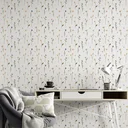 Ver imagem 3 de Papel de Parede Adesivo Flores Delicadas Lavável Fosco 3m