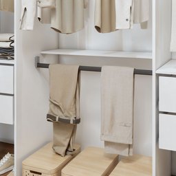 Closet Casal sem Portas 8 Gavetas Paris Duo Premium - 12