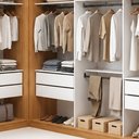 Ver mais imagens de Closet Casal sem Portas 8 Gavetas Paris Duo Premium Yescasa Marrom/Carvalho