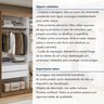 Closet Casal sem Portas 8 Gavetas Paris Duo Premium - 13