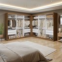 Ver imagem 2 de Closet Casal sem Portas 8 Gavetas Paris Duo Premium Yescasa