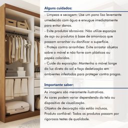 Closet Casal sem Portas 4 Gavetas Júlia Duo - 10