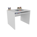 Ver imagem 1 de Mesa de Estudos com Prateleira e Nicho Porta Lápis e Caneta Cristal 100% Mdf
