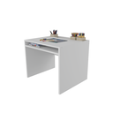 Ver imagem 4 de Mesa de Estudos com Prateleira e Nicho Porta Lápis e Caneta Cristal 100% Mdf