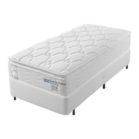 Conjunto Box Mola Ensacada Probel Guarda Costas Bari Solteiro 88x58cm