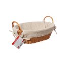 Ver imagem 1 de Cesto Rattan Oval com Forro Lilly 30x21cm - Haüskraft