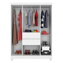 Ver imagem 7 de Kit Guarda Roupa Solteiro 6 Portas Ecom Ii Cômoda Astral - Branco