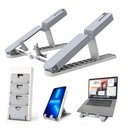 Ver imagem 1 de Suporte Notebook Articulado Duplo Kit 2 em 1 Mesa Ajustavel Ergonomico Celular Tablet Dobravel Multi
