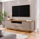 Ver imagem 4 de Rack Bancada para TV 70 pol 2 Portas 180 cm Hannover Fendi Dcasa