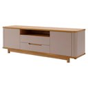 Ver imagem 1 de Rack Bancada para TV 70 pol 2 Portas 180 cm Hannover Fendi Dcasa