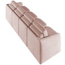 Ver imagem 5 de Sofá Cama para Sala de Estar 4 Lugares 316cm Montserrat K01 Veludo Rosê - Lyam Decor