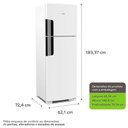 Ver imagem 5 de Geladeira Crm44 386 Litros Frost Free Duplex Consul Branco 220v