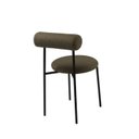 Ver imagem 2 de Cadeira para Sala de Jantar Escritório Redonda Estofada Base em Aço Roll