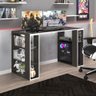 Mesa Gamer Robust 5 Prateiras Grafite Intenso - Deibe Móveis - 1