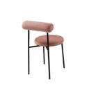 Ver imagem 2 de Cadeira para Sala de Jantar Escritório Redonda Estofada Base em Aço Roll